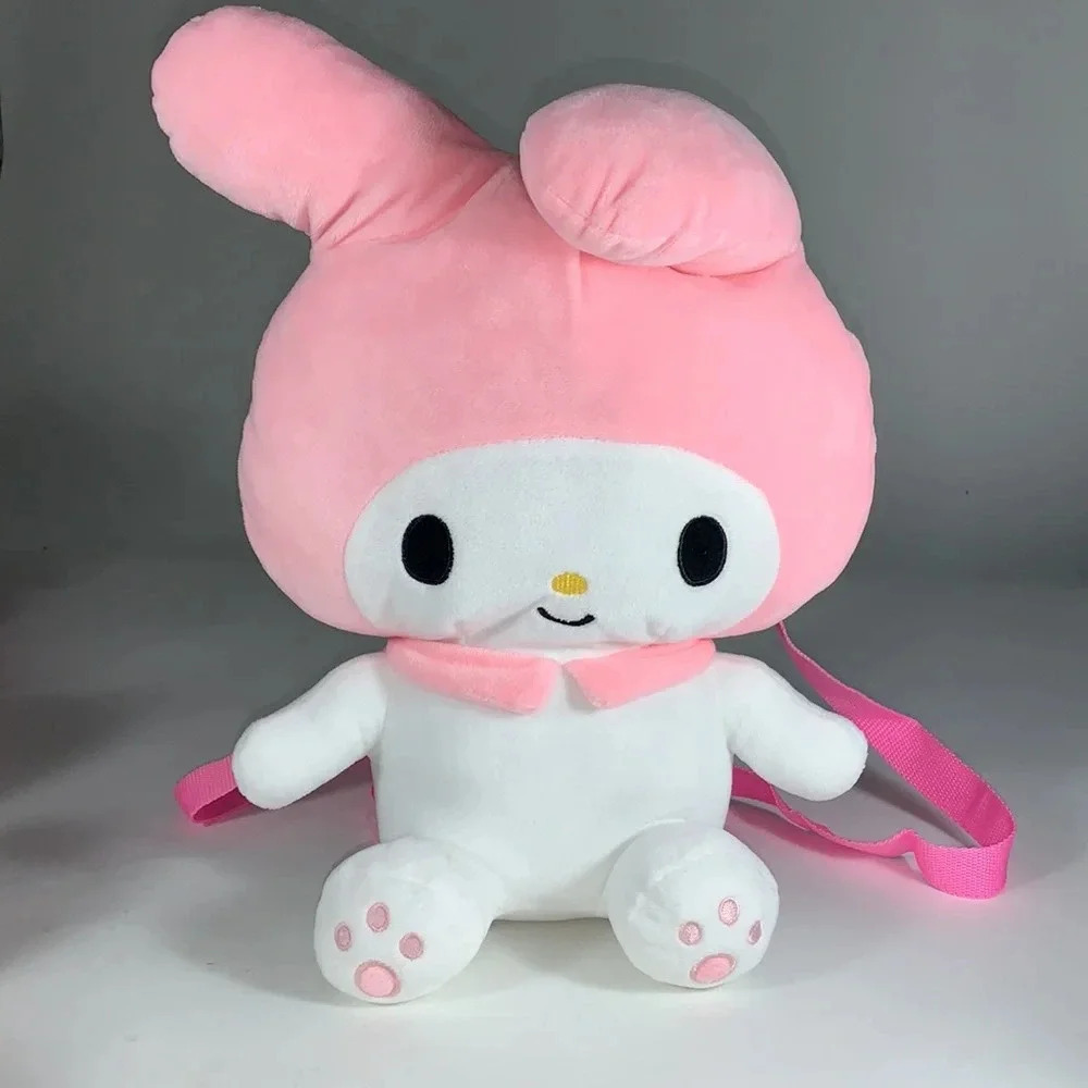 Sanrio hello kitty and friends My Melody wearable plush backpack mini zip pouch - Picture 2 of 6